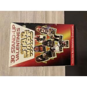 Star Wars Valentines Day Cards 3D 1997 Stand-Up New Sealed VTG 90s